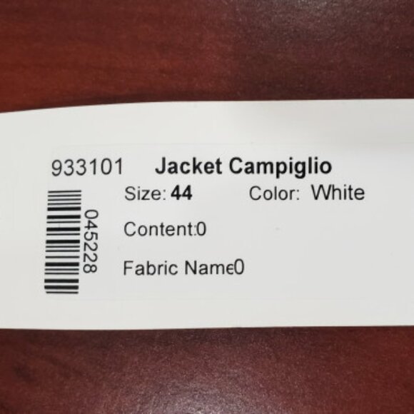 NWT Luca Luca Italian Designer White Puffer Jacket Size 44 - Picture 12 of 14